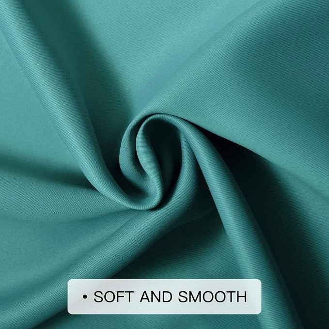 COSVIYA Grommet Ombre Room Darkening Curtains 84 inch Length 2 Panels, Gradient - Image 6