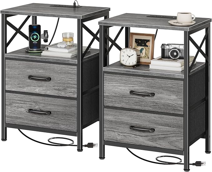 Huuger Nightstand Set of 2 by Huuger