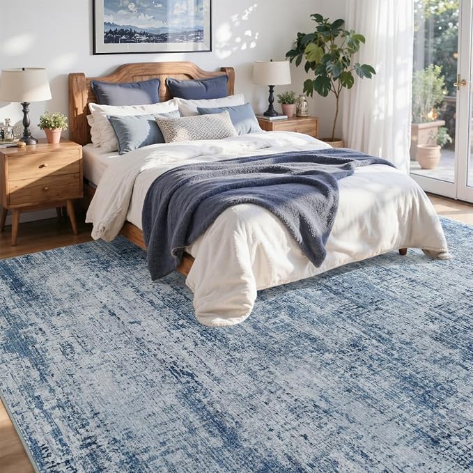 4x6 Ft Area Rugs for Living Room, Soft Non-Slip Washable Rugs Modern Abstract - Image 4