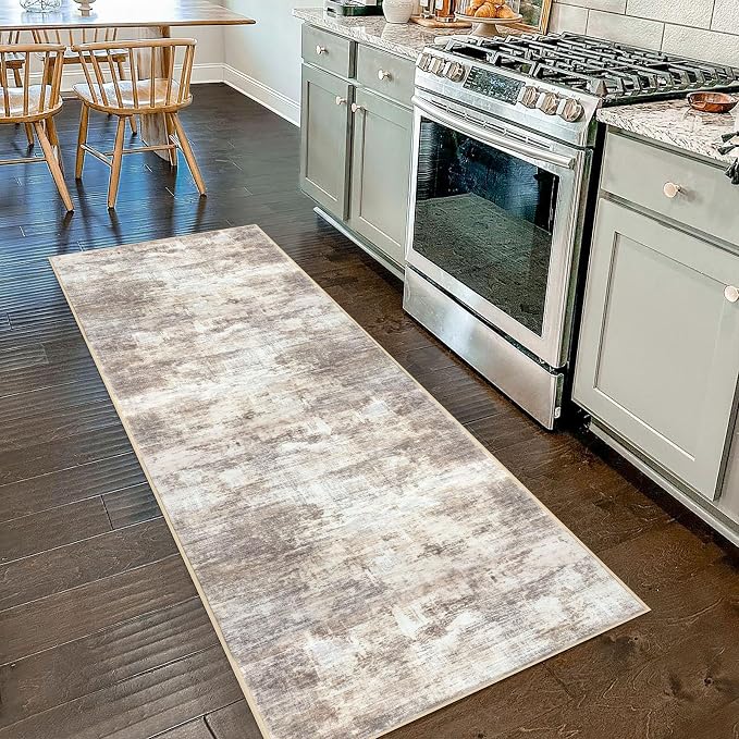 Abstract Runner Rug 2x7 Ft Washable Runners by iOhouze