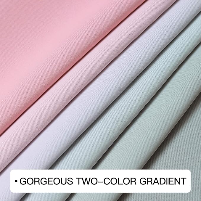 COSVIYA Grommet Ombre Room Darkening Curtains 63 inches Length - Image 6