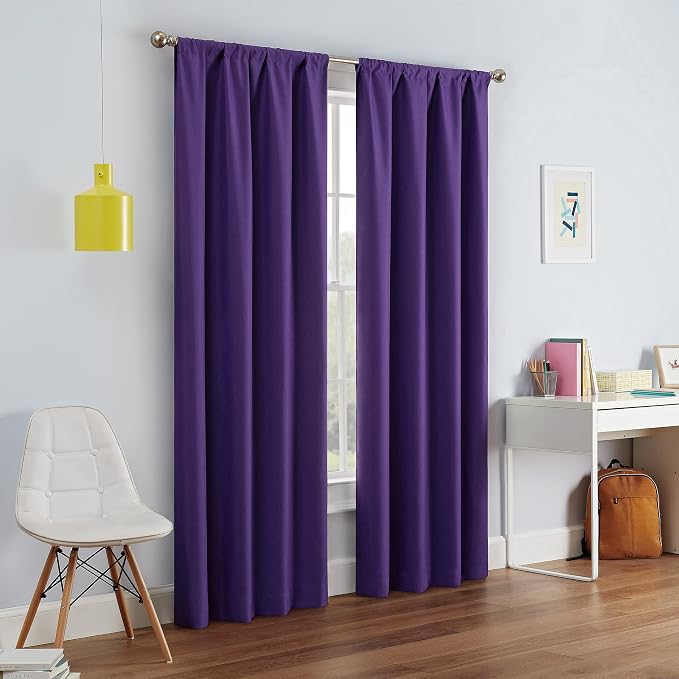Eclipse Kendall Blackout Rod Pocket Curtain by EclipseCurtains
