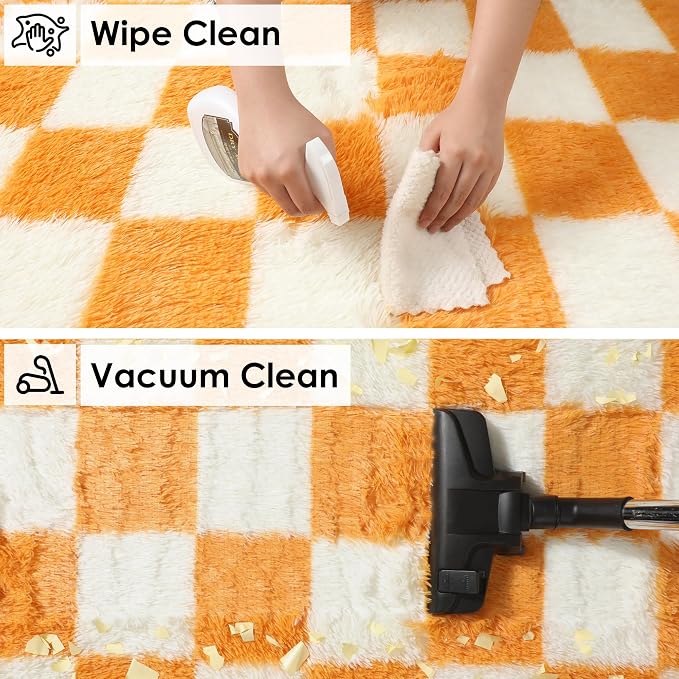 KICMOR 4x6 Rugs for Bedroom Living Room, Furry Plush Soft Rug for Kids Boys - Image 4