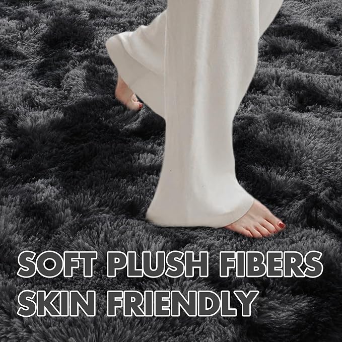 10x14 Ft Extra Large Shag Rugs for Living Room, Ultra Soft Fluffy Furry Area - Image 4