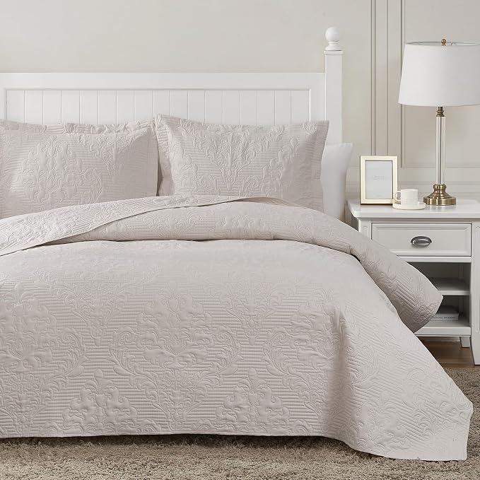 Hansleep Cream Quilt Queen Size by Hansleep