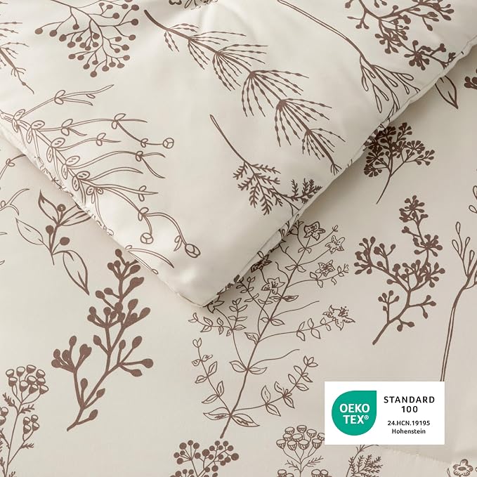 Bedsure Natural King Comforter Set - Image 5