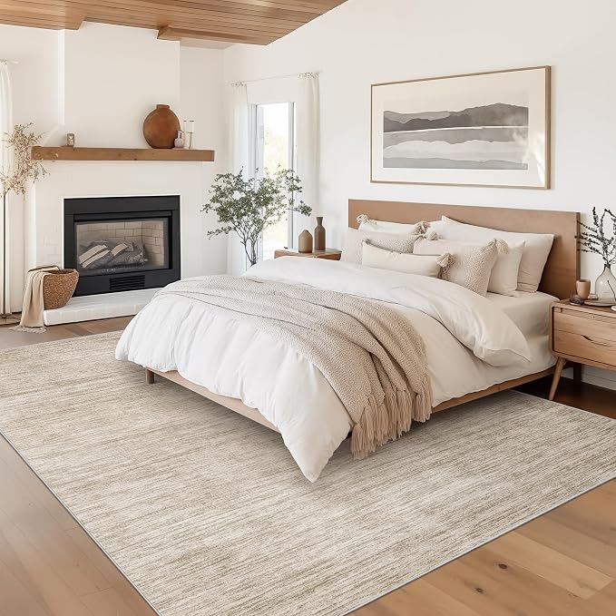 8x10 Area Rugs for Living Room, Large Washable Rug Non Slip, Thin & Lighweight - Image 4
