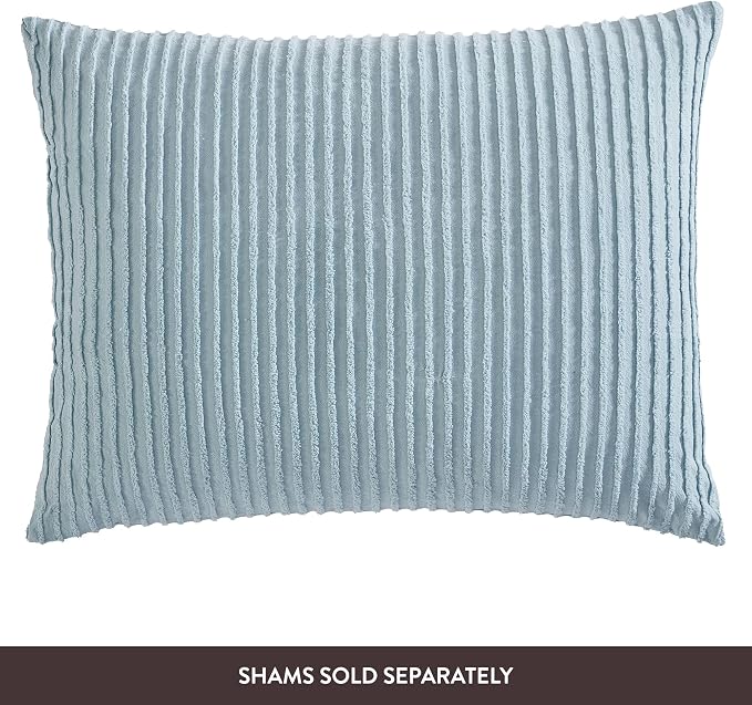Beatrice Home Fashions Full Channel Chenille Bedspread, lightweight tufted 100% - Image 4