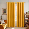 Spring Curtains for Living Room 2 Panels Set Seasonal Color 90 Inches Long by KOUFALL