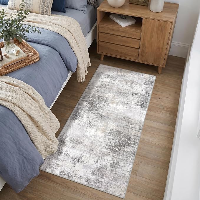Abstract Runner Rug 2x4 Ft Entryway Rugs Washable Door Mat Indoor Entrance - Image 9
