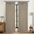 PleatedDrapes Burlywood Birch Black Out Curtains 86 Inches Long by PleatedDrapes