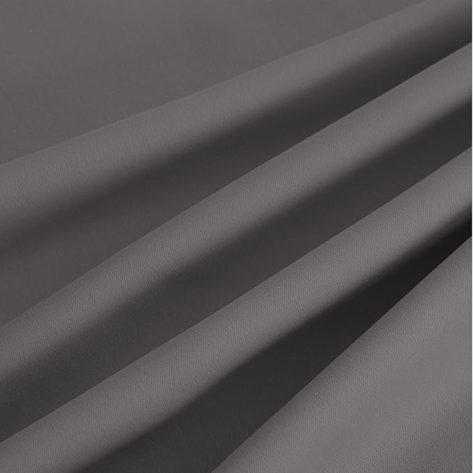 NICETOWN Grey Light Blocking Curtains 84 Inches Long 2 Panels - Image 9