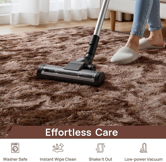 Deerhoo 2x6 Runners Rug for Hallway, Soft Fluffy Long Carpet, Plush Bedroom - Image 9