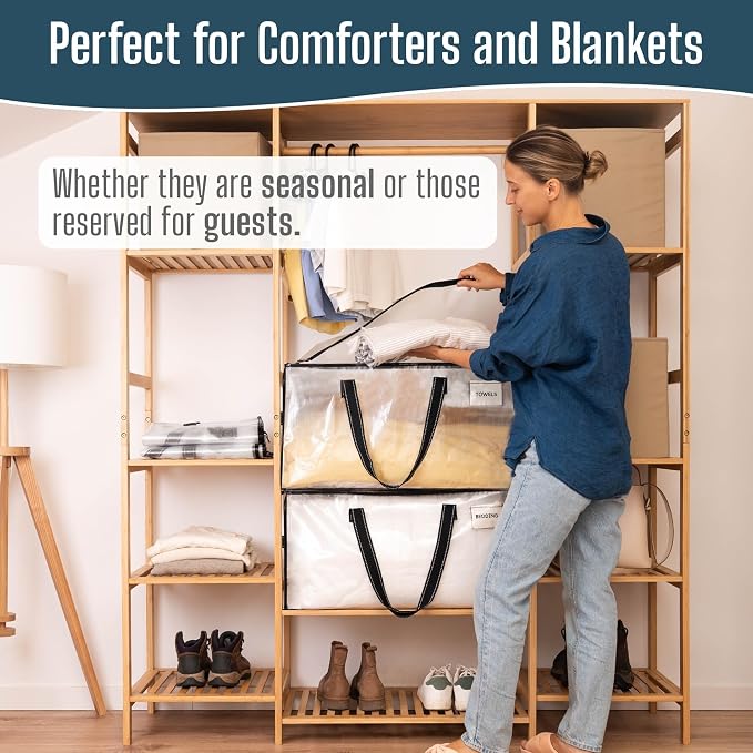VENO Moving Bags, Storage Bags, Wide Open Top, 10 Pack | Moving boxes - Image 2