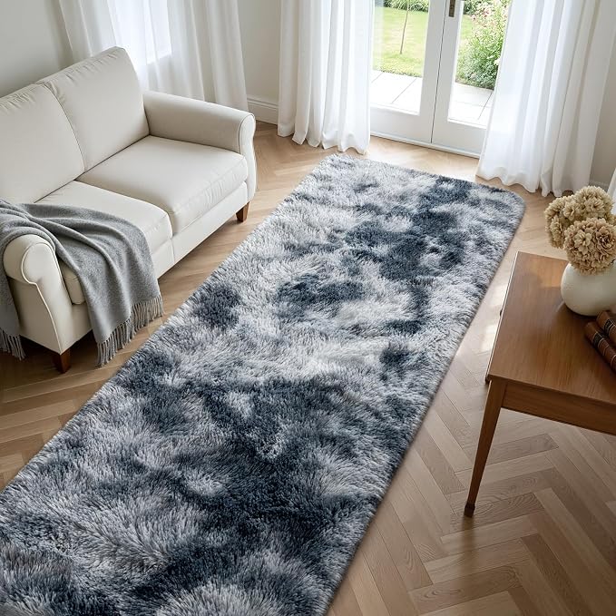 Deerhoo 3x10 Runner Rugs for Long Hallway Bedroom Kitchen, Plush Furry - Image 3