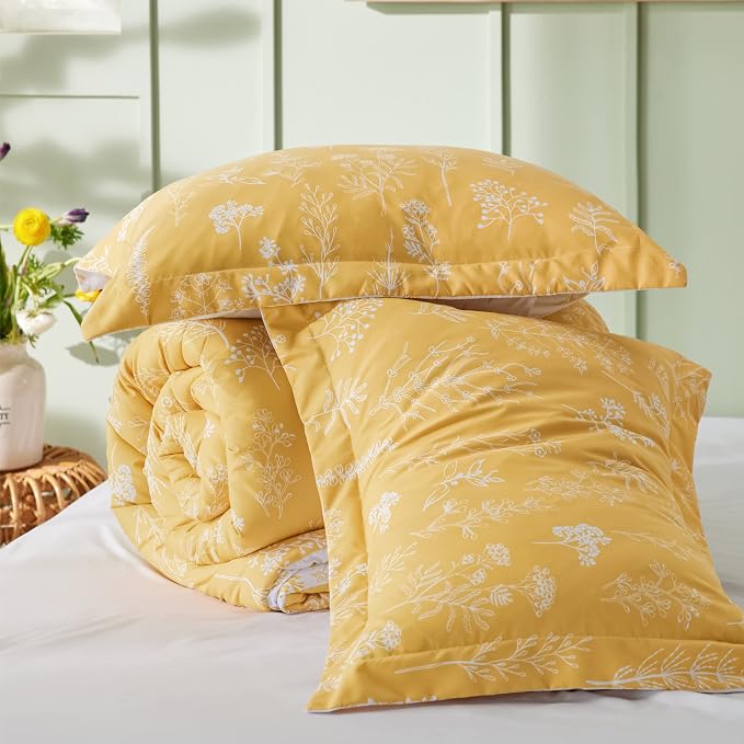 Bedsure Gold Queen Comforter Set - Image 7