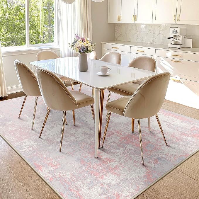RELEANY Washable 6'x9' Abstract Area Rug - Image 7