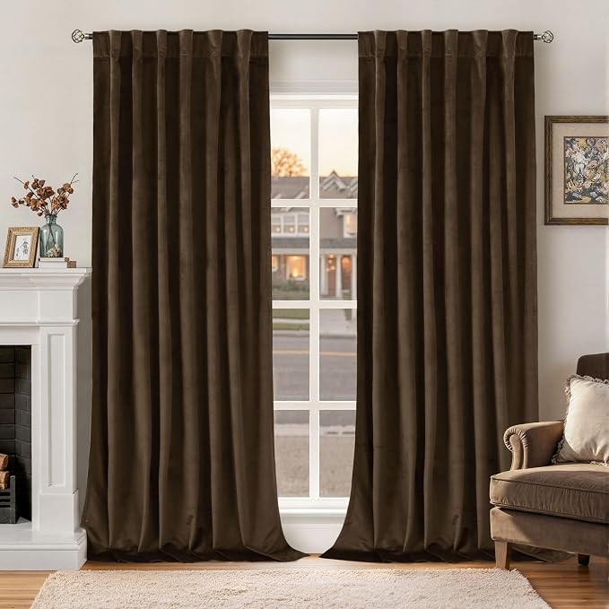 BGment Velvet Curtains 84 inches Long by BGment