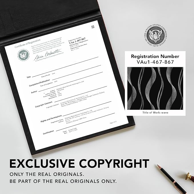 Deconovo Curtains for Living Room, Pattern Blackout Curtains 84 Inches Long | - Image 4
