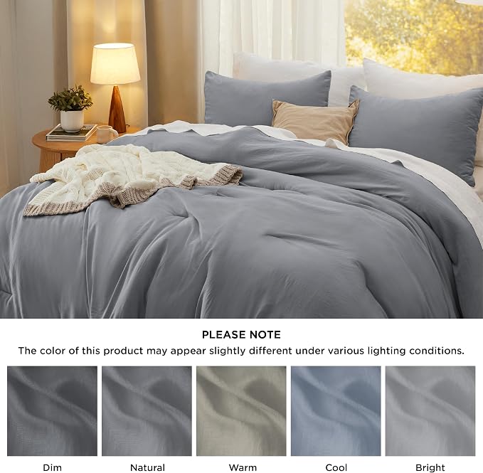 Bedsure Twin/Twin XL Comforter Set, 2 Pieces GentleSoft™ Warm Down Alternative - Image 7