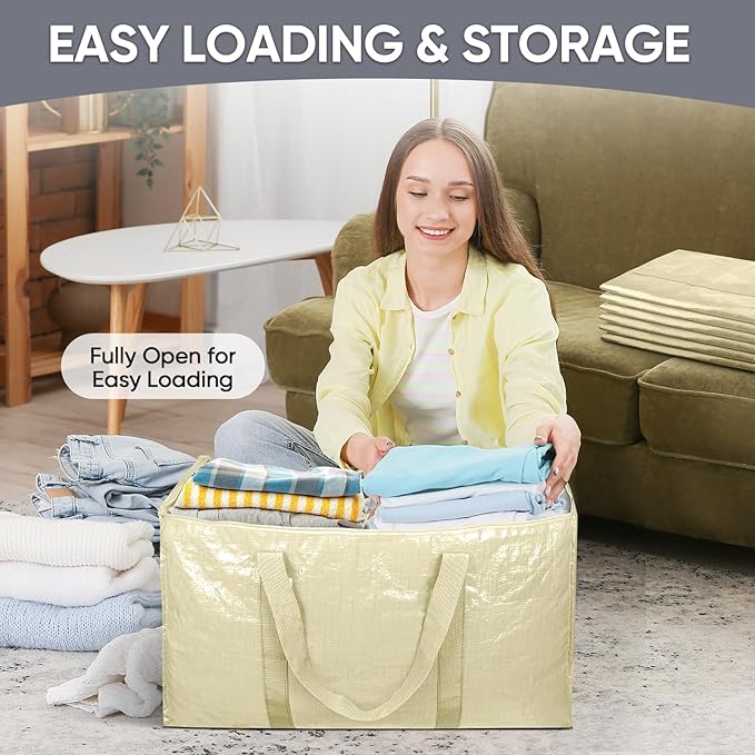 TICONN 8 Pack Extra Large Moving Bags Heavy Duty - Image 7