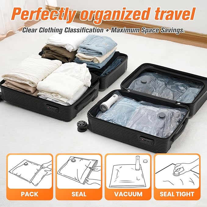 18 Pack Vacuum Storage Bags for Travel - Image 6