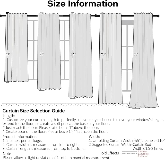 ZJDECOR Black White Striped Modern Full Blackout Curtain Panels, Isolate Light - Image 6