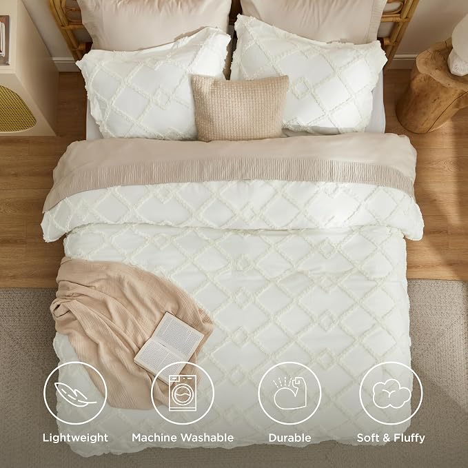 Bedsure Boho Comforter Set King - Image 4