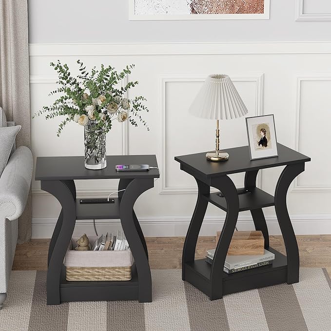 FROMJBEST End Tables Living Room Set of 2 - Image 7