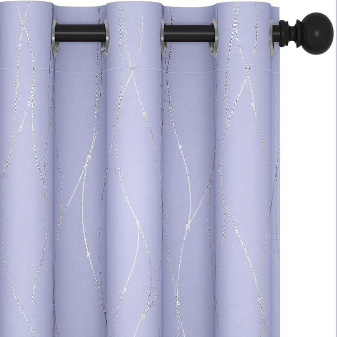 Deconovo Living Room Curtains 45 Inches Long, Thermal Insulated, Room Darkening by Unknown