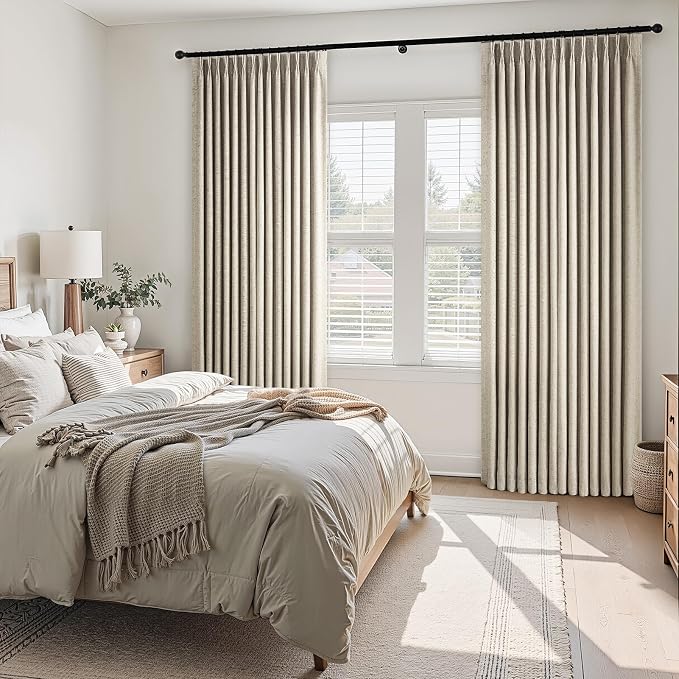 Topfinel 96 Inches Long Pinch Pleated 100% Blackout Curtains, Thermal Insulated - Image 6