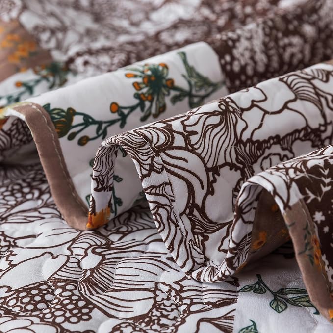 BEDIFANY Cotton Fill Queen Quilt Set - Image 4