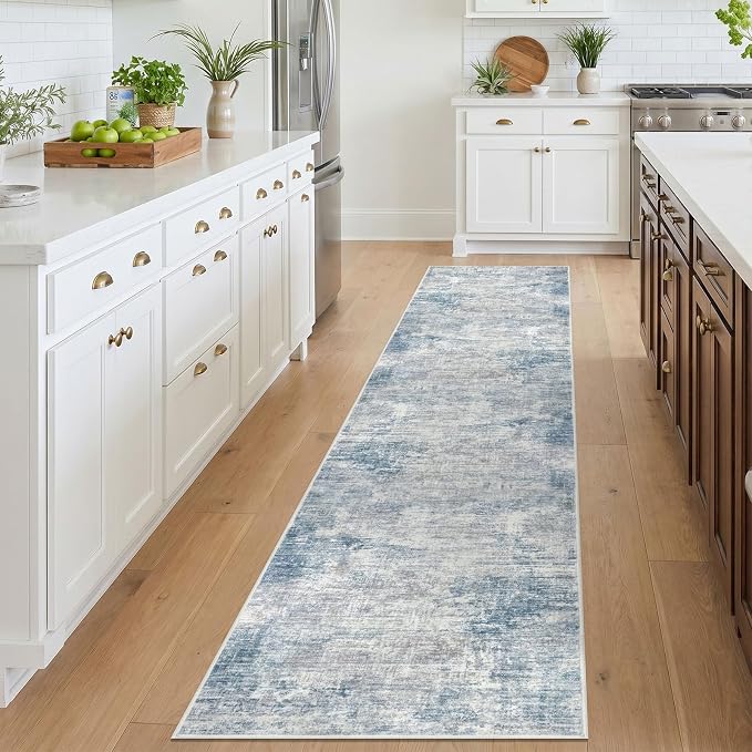 Abstract Runner Rug 2x10 Ft Washable Runners - Image 3