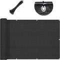 Custom Size 3'x4' Black Balcony Privacy Screen 90% UV Block | Windscreen Fence by SUNLAX