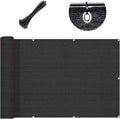 3.3'x19.7' Black Balcony Privacy Screen Fence 90% UV Block | 90% privacy shield by SUNLAX