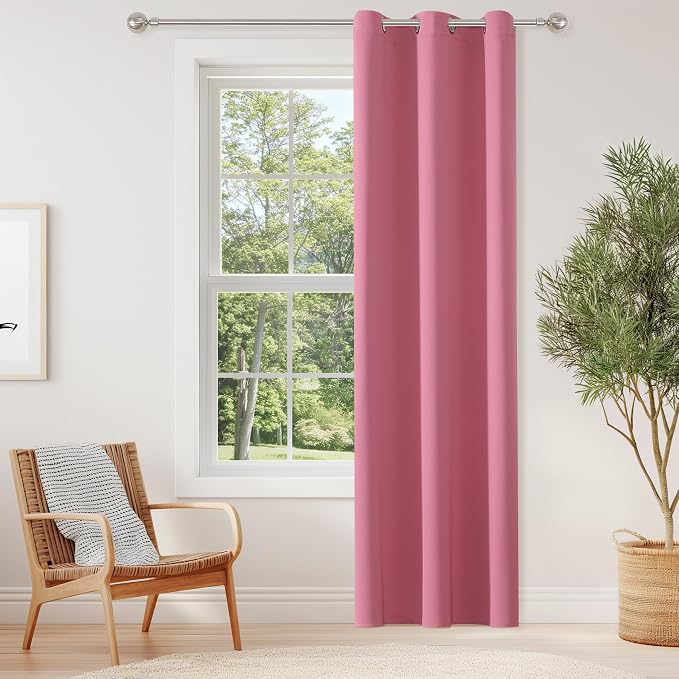 ChrisDowa Blackout Curtains Door Curtain 84 Inch Curtains Closet Drapes | 42W x by ChrisDowa