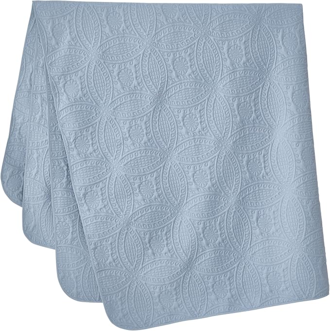 Chezmoi Collection Austin Queen Oversized Bedspread Set, 3-Piece Pinsonic - Image 8