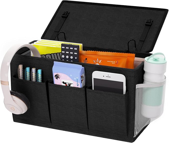 Bedside Caddy Storage Organizer by Edudif