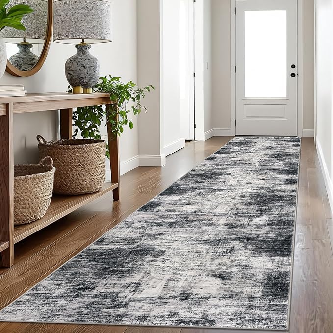 Abstract Runner Rug 3x16 Ft Long Washable Runners by iOhouze