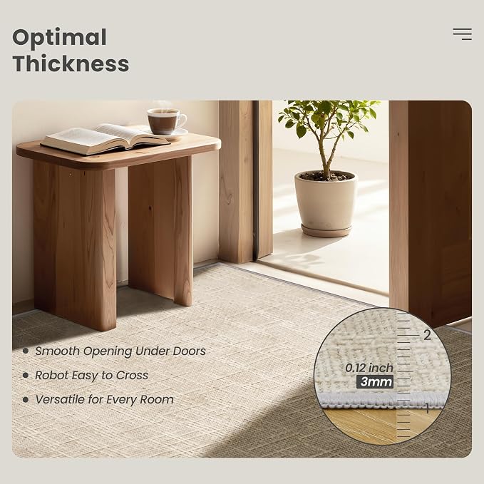 Washable Rugs 5x7, High-Low Pile Area Rugs - Image 7