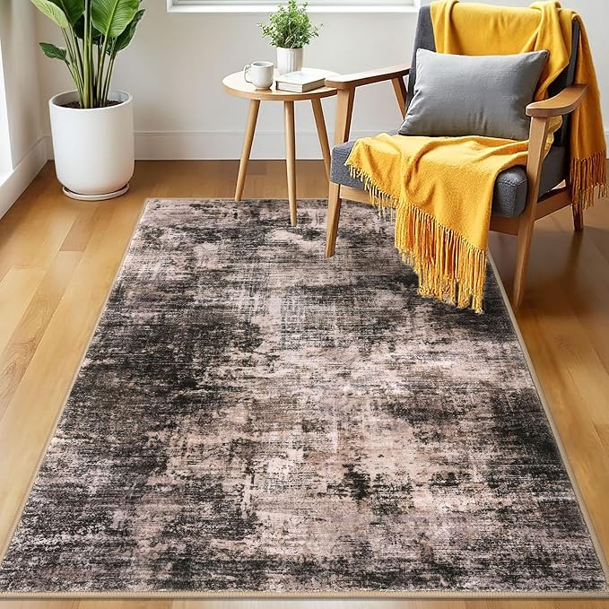 Abstract Area Rug 3x5 Ft Washable Rugs - Image 9