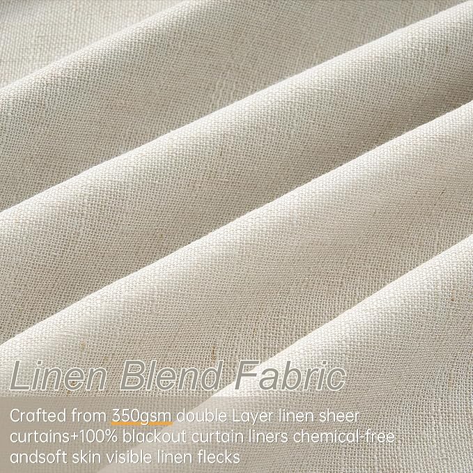 Topfinel 96 Inches Long Pinch Pleated 100% Blackout Curtains, Thermal Insulated - Image 4