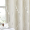 NICETOWN Beige Blackout Curtain Panels 84 inches Long 2 Panels | Thermal by NICETOWN