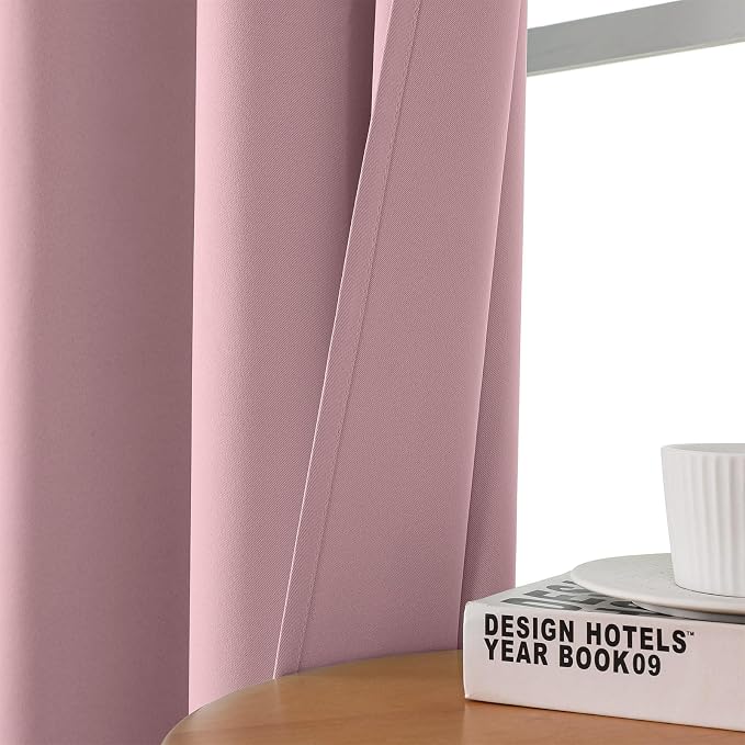CUCRAF Blackout Curtains 84 inch Length 2 Panels Set, Room Darkening Drapes - Image 7