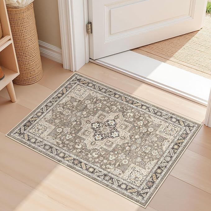 cotiled 2x3 Area Rug for Living Room, Traditional, and Laundry Room by COTILED
