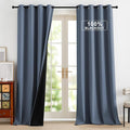 NICETOWN 100% Blackout Curtains 90 Inch Length by NICETOWN
