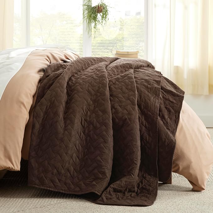 Bedsure Quilts Queen Size, Lightweight Comforter Set, Basket Weave, All-Season - Image 2