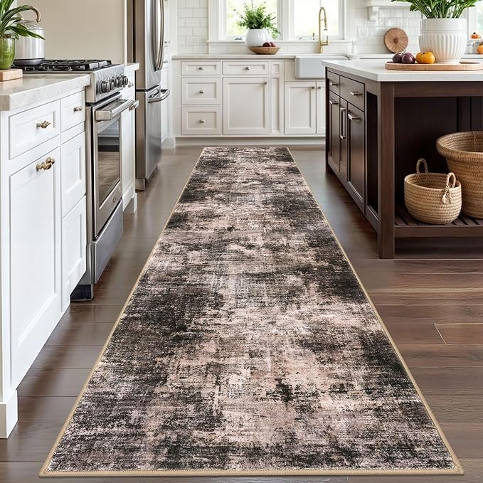 Abstract Runner Rug 3x12 Ft Washable Runners - Image 3