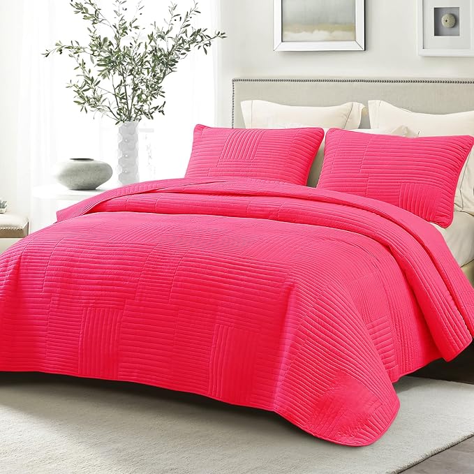 Whale Flotilla Ultra Soft Twin Quilt Bedding Set, Lightweight by WHALEFLOTILLA