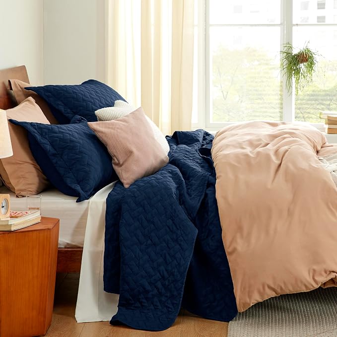 Bedsure Quilts Queen Size, Lightweight Comforter Set, Basket Weave, All-Season - Image 4